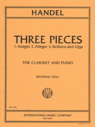 3 Pieces - Clarinet and Piano