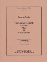 Fantasia on Themes from "Poliuto" - Clarinet and Piano