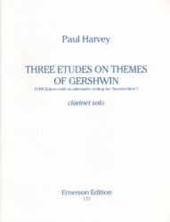 3 Etudes on Themes by Gershwin - Clarinet Unaccompanied