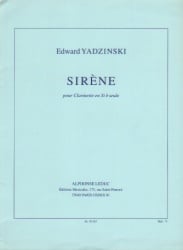 Sirene - Clarinet Unaccompanied