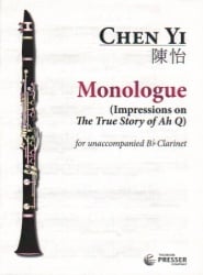 Monologue (Impressions on the True Story of Ah Q) - Clarinet Unaccompanied
