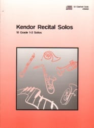 Kendor Recital Solos: Clarinet - Clarinet Part