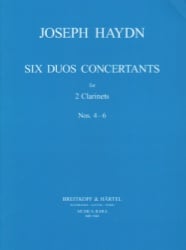 6 Duos Concertants, Volume 2: Nos. 4-6 - Clarinet Duet