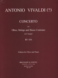 Concerto in F Major RV 458 - Oboe and Piano