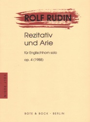 Recitative and Aria Op. 4 - English Horn Unaccompanied