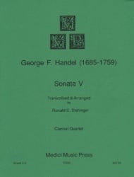Sonata No. 5 - Clarinet Quartet