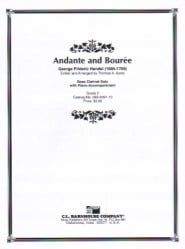 Andante and Bouree - Bass Clarinet and Piano