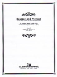 Bouree and Menuet (Minuet) - Bass Clarinet and Piano