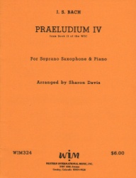 Praeludium No. 4 - Soprano Sax and Piano