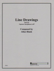 Line Drawings - Soprano Sax Unaccompanied
