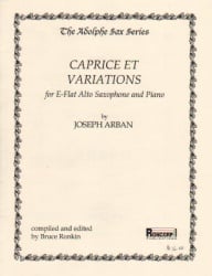 Caprice et Variations - Alto Sax and Piano