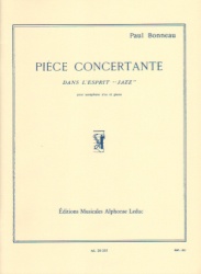 Piece Concertante dans l'esprit Jazz - Alto Sax and Piano