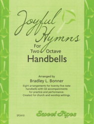 Joyful Hymns for Two Octave Handbells Book & CD