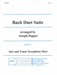 Bach Duet Suite - Sax Duet AT