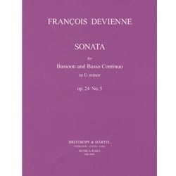 Sonata in G Minor Op. 24 No. 5 - Bassoon and Piano