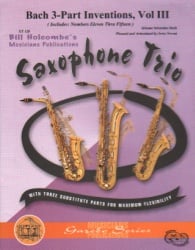 3-Part Inventions, Vol. 1: Nos. 105 - Sax Trio ATB