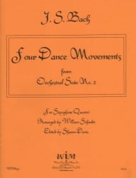 4 Dance Movements from Orchestral Suite No. 2 - Sax Quartet SATB