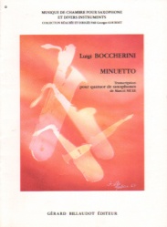 Minuetto - Sax Quartet SATB