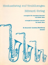 Wedding Day at Troldhaugen - Sax Quartet SATB