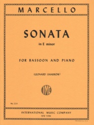 Sonata in E Minor - Bassoon and Piano