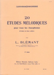 20 Etudes Melodiques, Vol. 2 - Saxophone