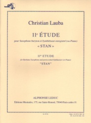 Etude No. 11: Stan - Bari Sax and Prerecorded Synth (or Piano)