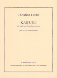 Etude No. 16: Kabuki - Soprano Sax Unaccompanied