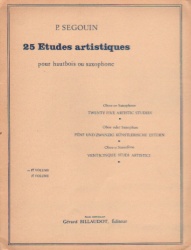 25 Etudes Artistiques, Vol. 1 - Saxophone (or Oboe)