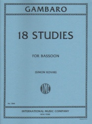 18 Studies - Bassoon