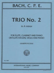 Trio No. 2 in A minor - Flute (or Violin), Clarinet (or Viola), and Piano