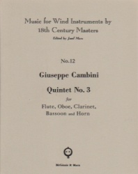 Quintet No. 3 in G Major - Woodwind Quintet