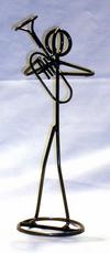 Baritone Stickman Sculpture