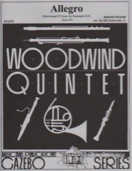 Serenade, Op. 44, Movement 4: Allegro - Woodwind Quintet