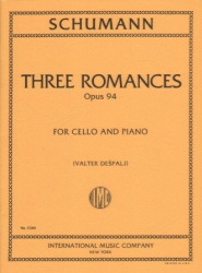 3 Romances, Op. 94 - Cello and Piano