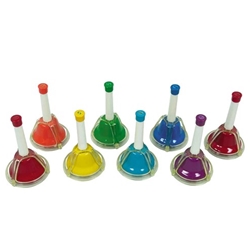 KidsPlay Combined Handbell & Deskbells 8 Note Diatonic Set