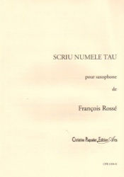 Scriu Numele Tau - Soprano Sax Unaccompanied