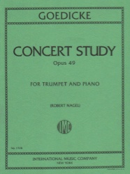Concert Study, Op. 49 - Trumpet in C and Piano
