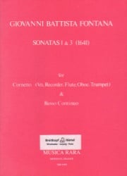 Sonatas Nos. 1 and 3 - Cornet (or other instrument) and Basso Continuo