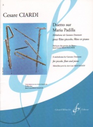 Duetto sur Maria Padilla - Flute/Piccolo Duet and Piano