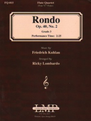 Rondo, Op.40 No.2 - Flute Quartet