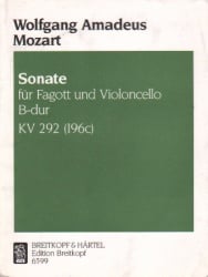 Sonata in B-flat major, K. 292 - Bassoon and Cello