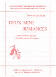 2 Mini Romances - Alto (or Tenor) Sax and Piano
