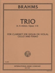Trio in A Minor, Op. 114 - Clarinet (or Violin or Viola), Cello and Piano