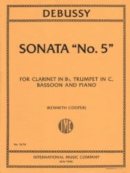 Sonata No. 5 - B-flat Clarinet, C Trumpet, Bassoon and Piano