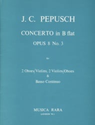 Concerto, Op. 8 No. 3 - 2 Oboes, 2 Violins and Basso Continuo