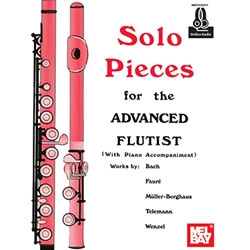 Solo Pieces for the Advanced Flutist - Flute and Piano (Book and Audio)