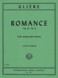 Romance, Op. 35, No. 6 - Horn and Piano