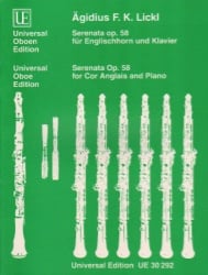 Serenata, Op. 58 - English Horn and Piano
