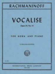 Vocalise - Horn and Piano