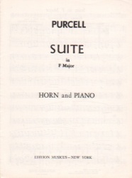 Suite in F Major - Horn and Piano